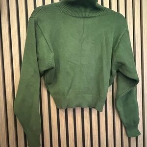 Zara Forest Green Turtleneck Sweater
